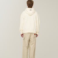 Vintage Washed Hoodie - Cream