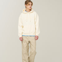 Vintage Washed Hoodie - Cream