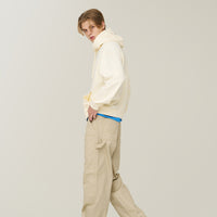 Vintage Washed Hoodie - Cream