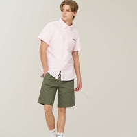 Core Short Sleeve Oxford Shirt - L/Pink