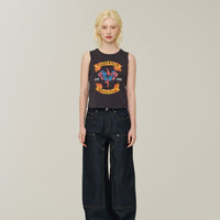 W Tattoo Sleeveless - D/Grey