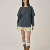W Vintage Layered Long Sleeve