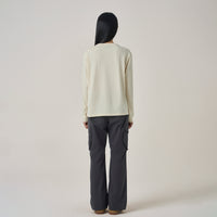 W Flower Embroidered Long Sleeve