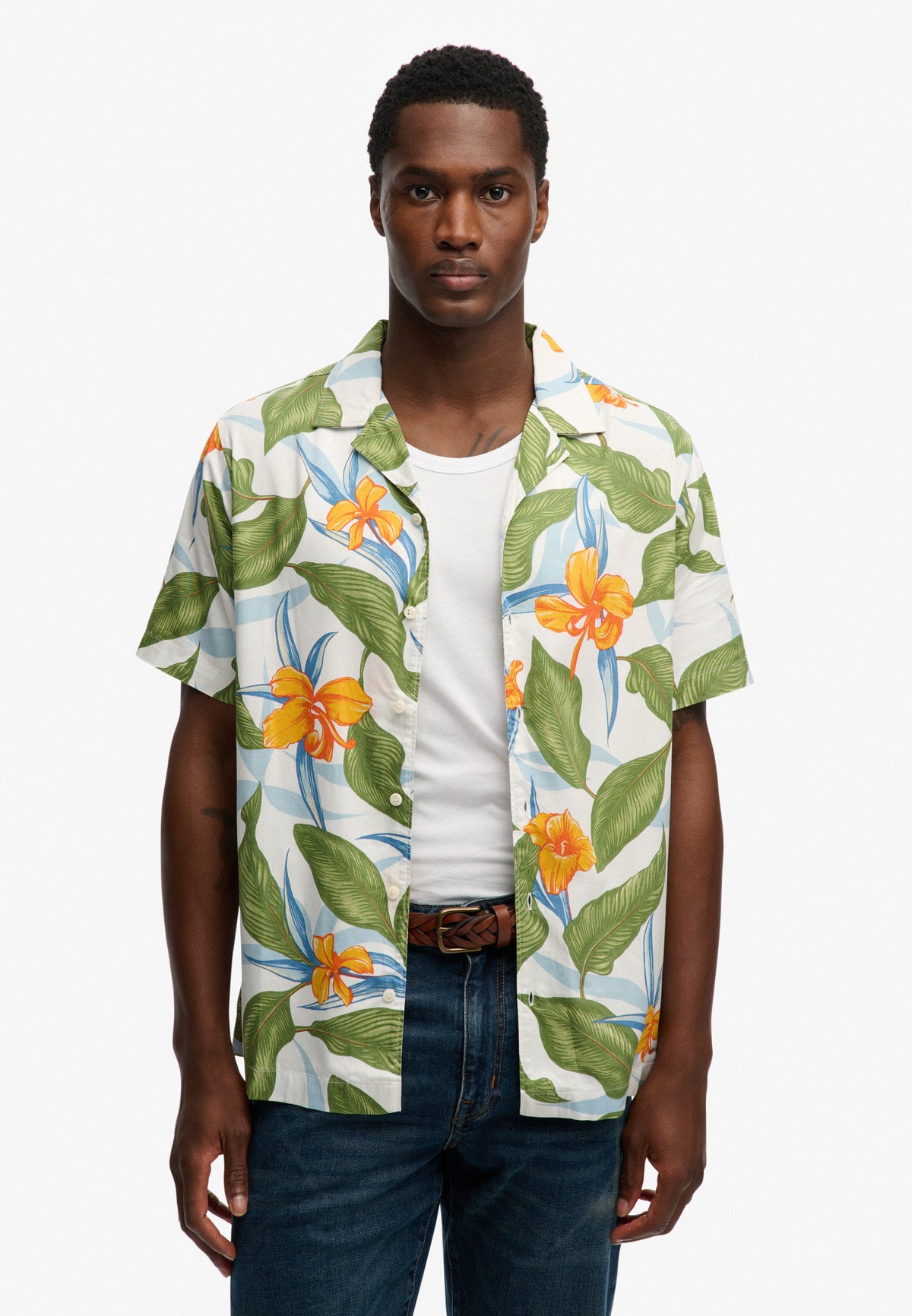 Hawaiian Print S/S Shirt