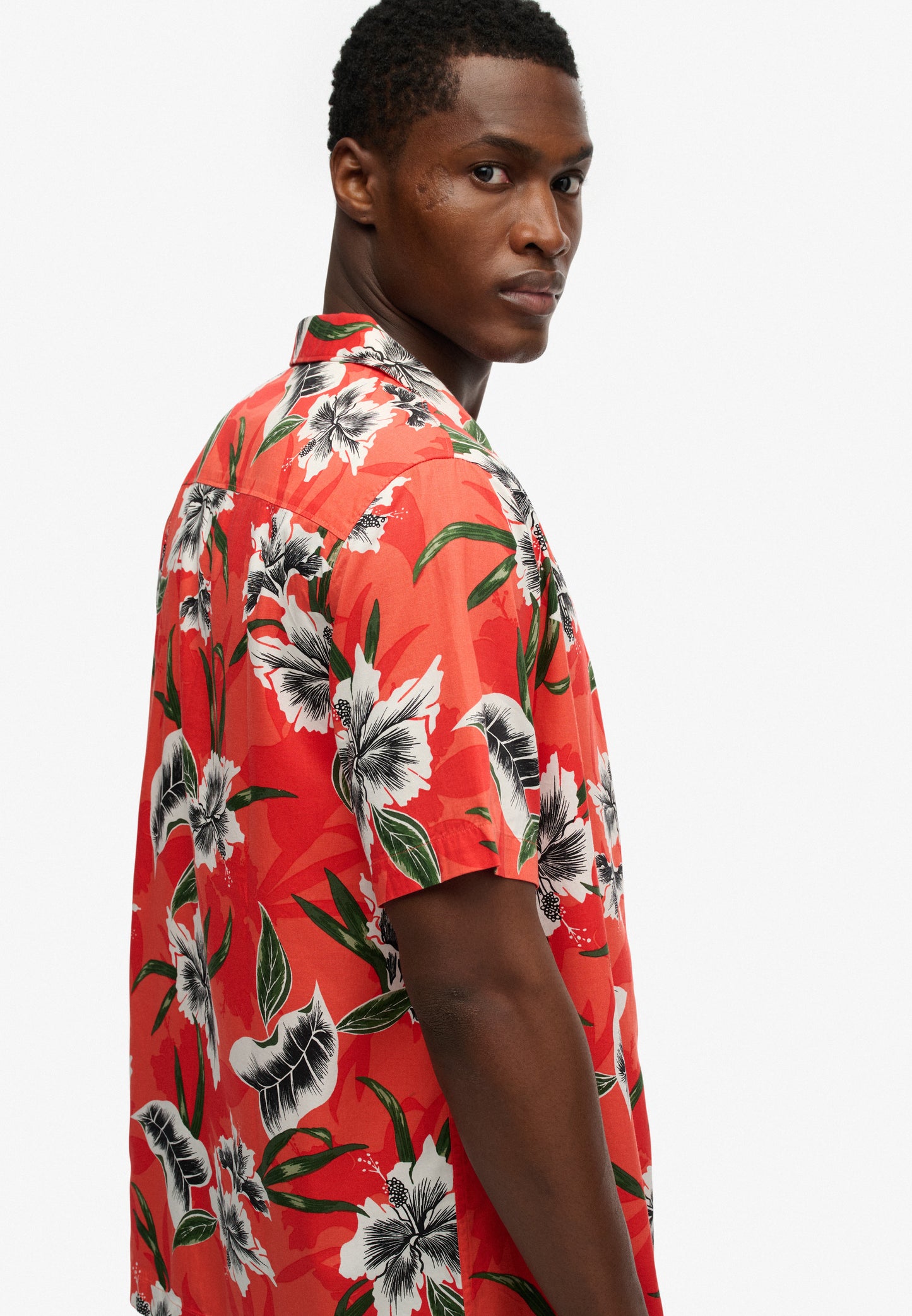 Hawaiian Print S/S Shirt