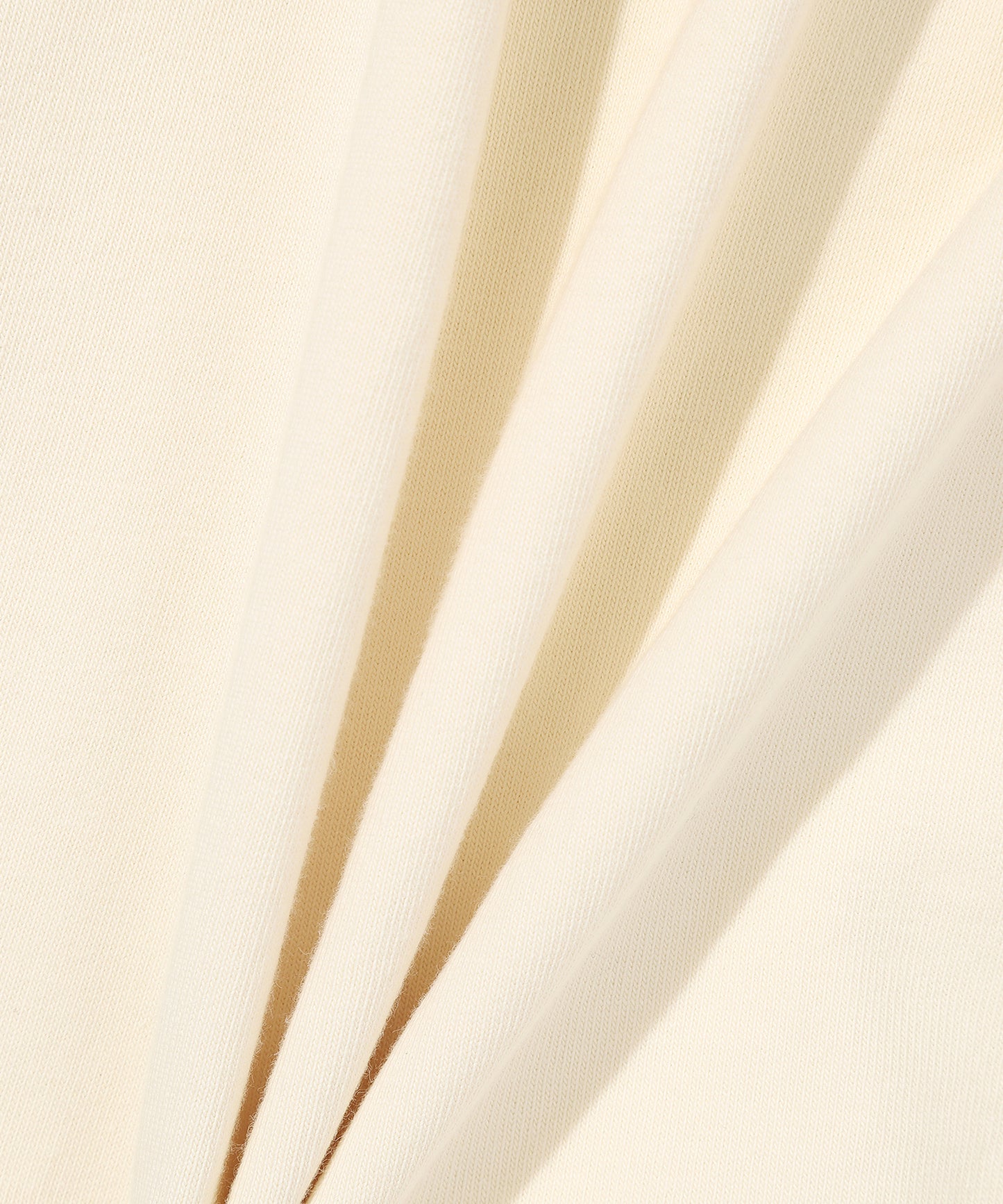 W Washed Raw Cut Long Sleeve - Cream