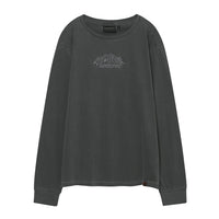 W Flower Embroidered Long Sleeve