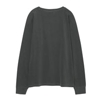 W Flower Embroidered Long Sleeve