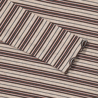 W Half-Neck Stripe Long Sleeve
