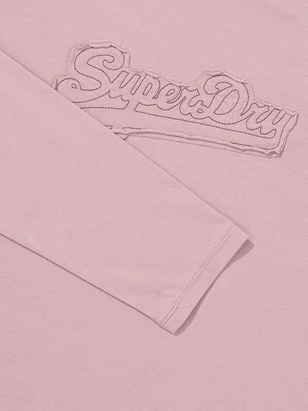 W Logo Applique Ls T-Shirt