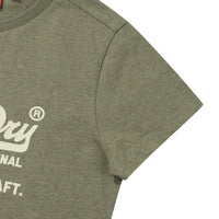 W Vintage Logo Crop T-Shirt - L/Khaki