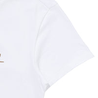 W Vintage Art Crop T-Shirt - White