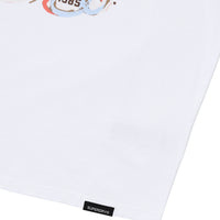W Vintage Art Crop T-Shirt - White