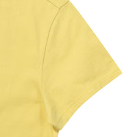 W Vintage Art Crop T-Shirt - Yellow
