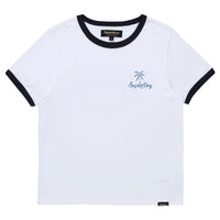W Summer Ringer T-Shirt - White