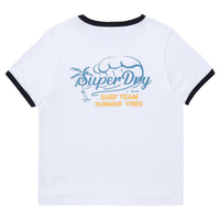 W Summer Ringer T-Shirt - White