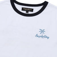 W Summer Ringer T-Shirt - White