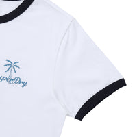W Summer Ringer T-Shirt - White