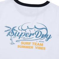 W Summer Ringer T-Shirt - White