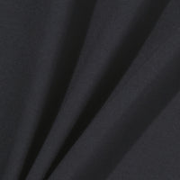 W Watercolor Graphic T-Shirt - Black