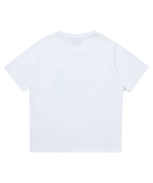 W Watercolor Graphic T-Shirt - White