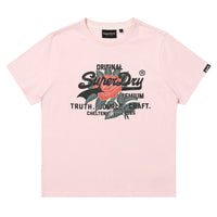 W Rose T-Shirt - L/Pink