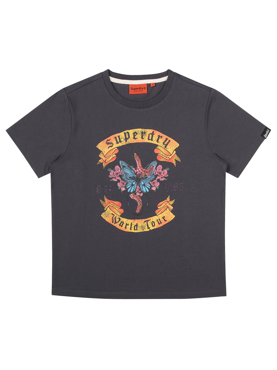 W Tattoo T-Shirt - D/Grey