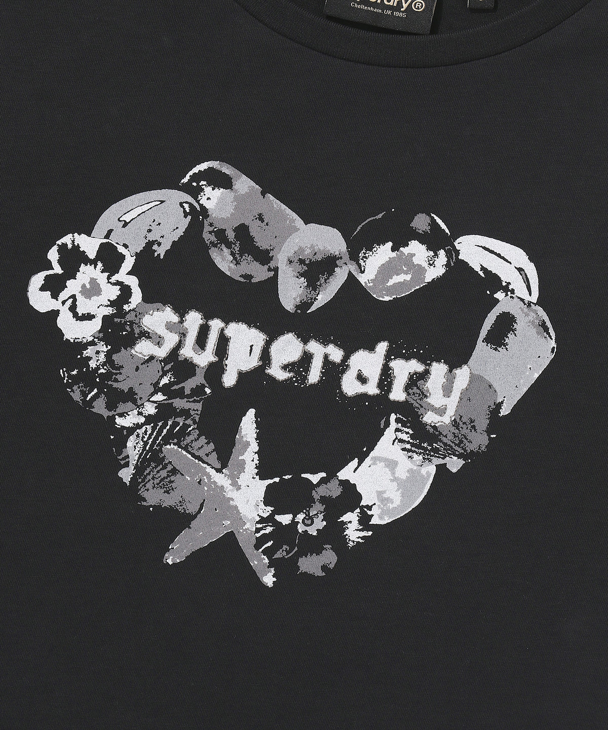 W Heart Print T-Shirt 2