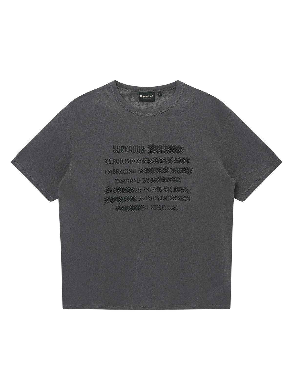 W Vintage Lettering T-Shirt
