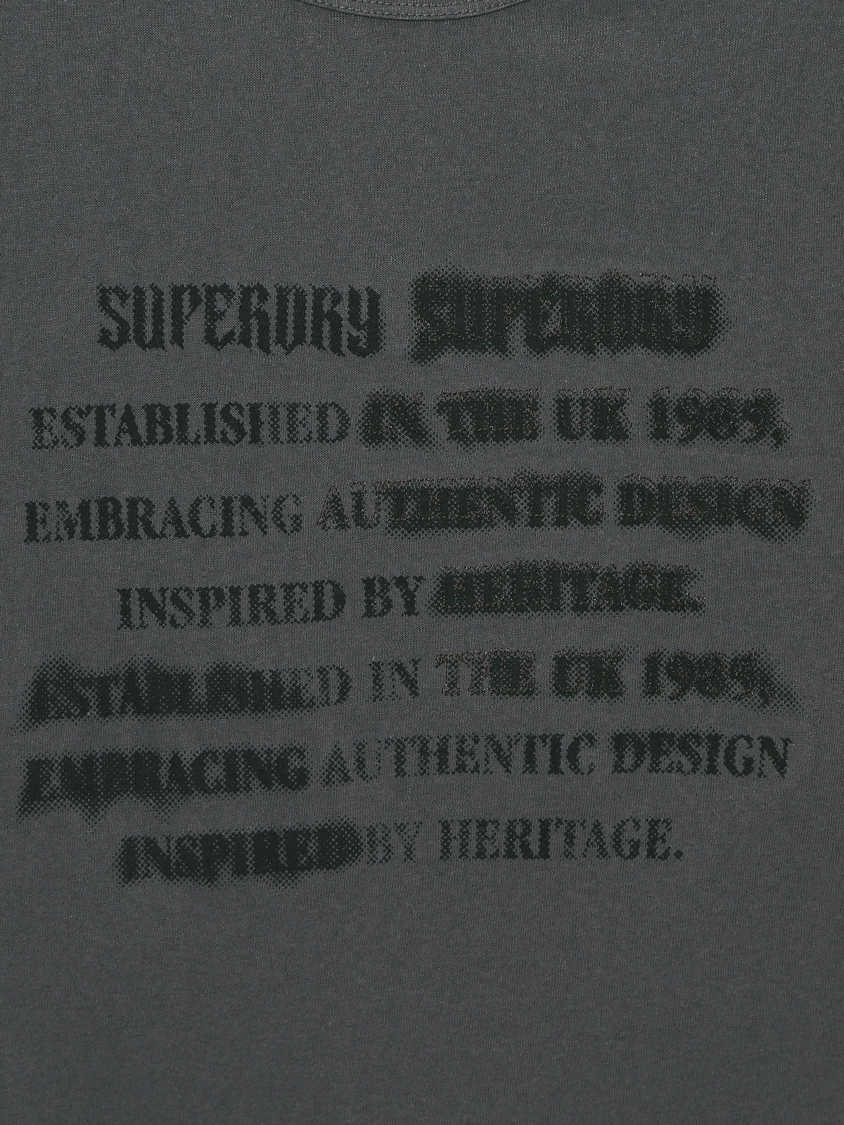 W Vintage Lettering T-Shirt