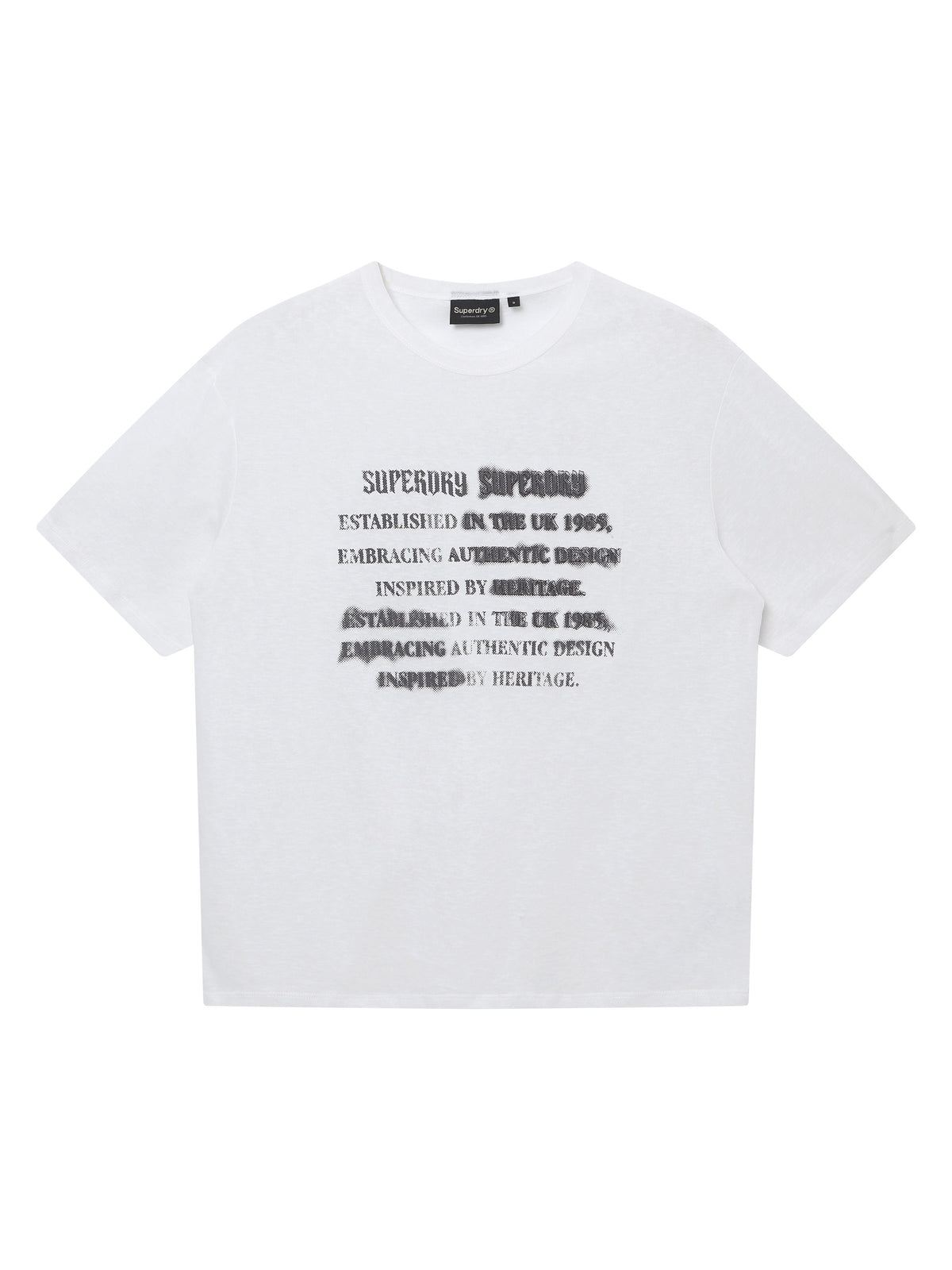 W Vintage Lettering T-Shirt
