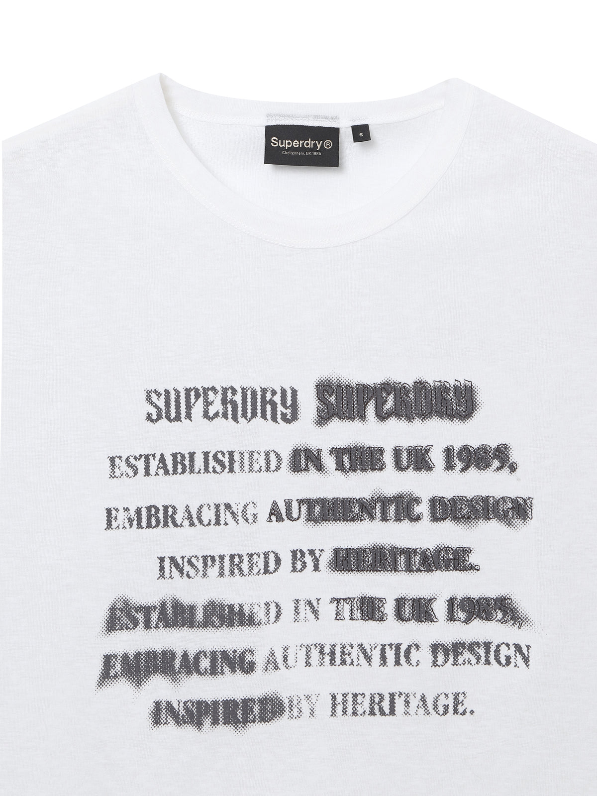 W Vintage Lettering T-Shirt