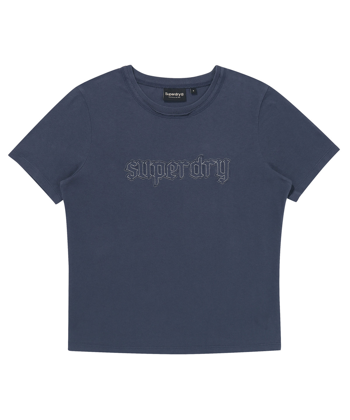 W Vintage Logo Patch T-Shirt 2