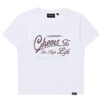 W Vintage Script Crop T-Shirt
