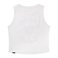 W Tattoo Sleeveless - White
