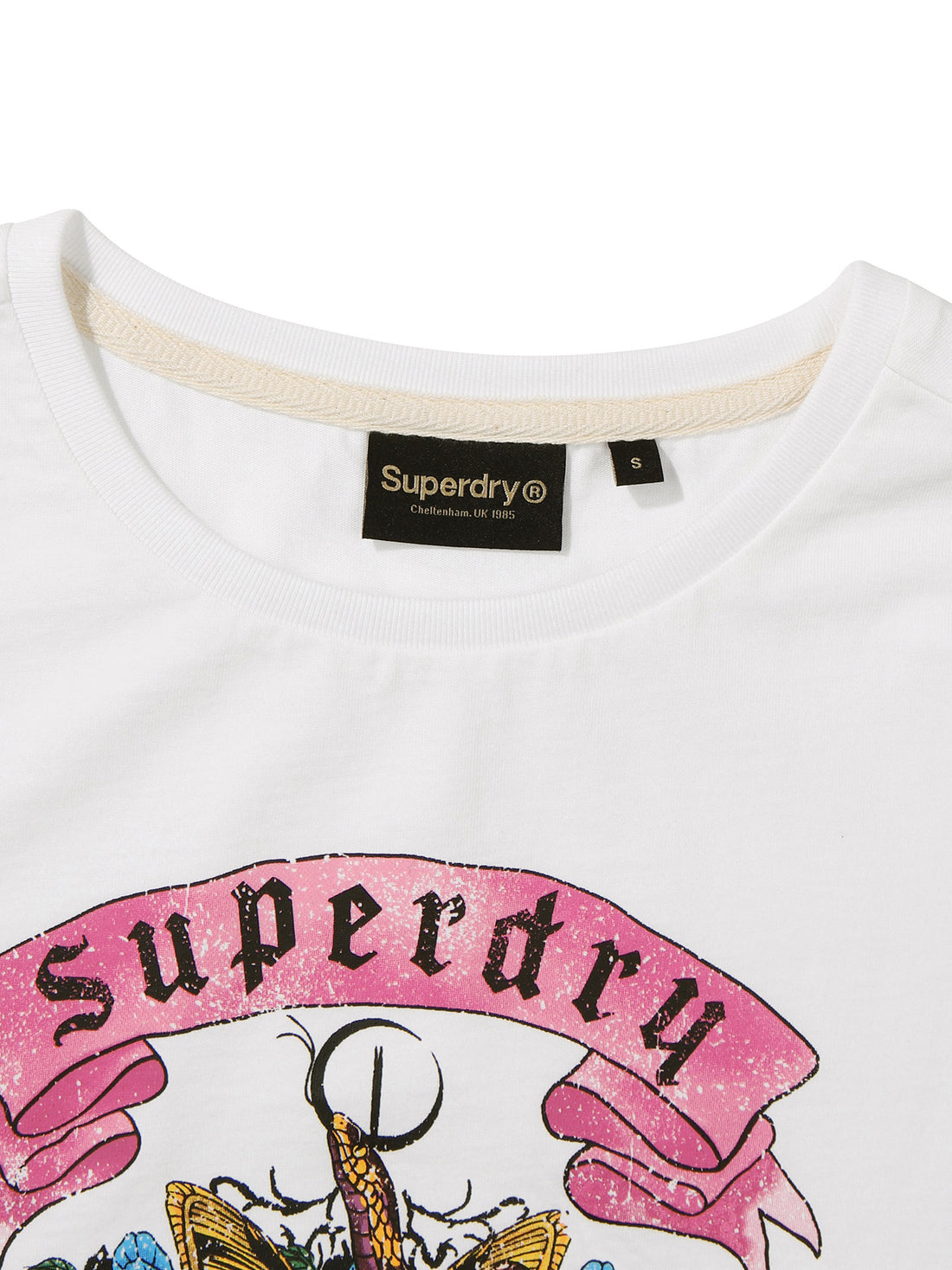 W Tattoo Sleeveless - White