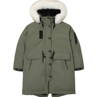W Duck Down Fishtail Parka