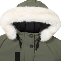 W Duck Down Fishtail Parka