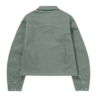 W Zip Through Chore Jacket - Khaki