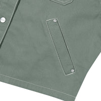 W Zip Through Chore Jacket - Khaki
