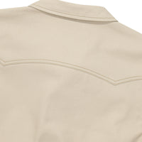 W Zip Through Chore Jacket - L/Beige