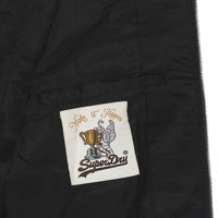 W Skating Club Crop Sukajan Jacket - Black