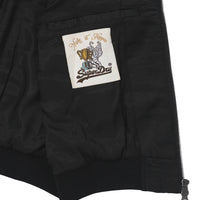 W Skating Club Crop Sukajan Jacket - Black