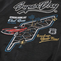 W Skating Club Crop Sukajan Jacket - Black