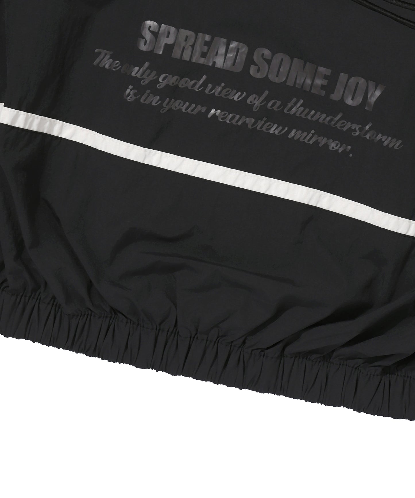 W Nylon Crop Flight Jacket 2