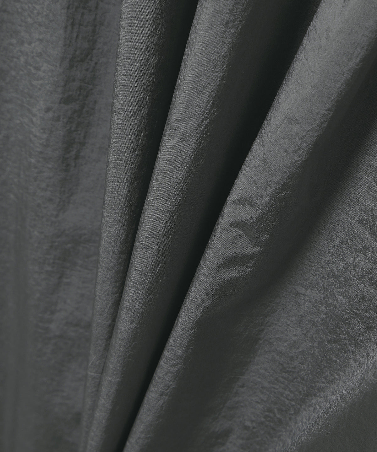 W Glossy Shirring Wind Jacket