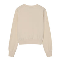 W Roundneck Kint Cardigan