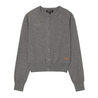 W Roundneck Kint Cardigan