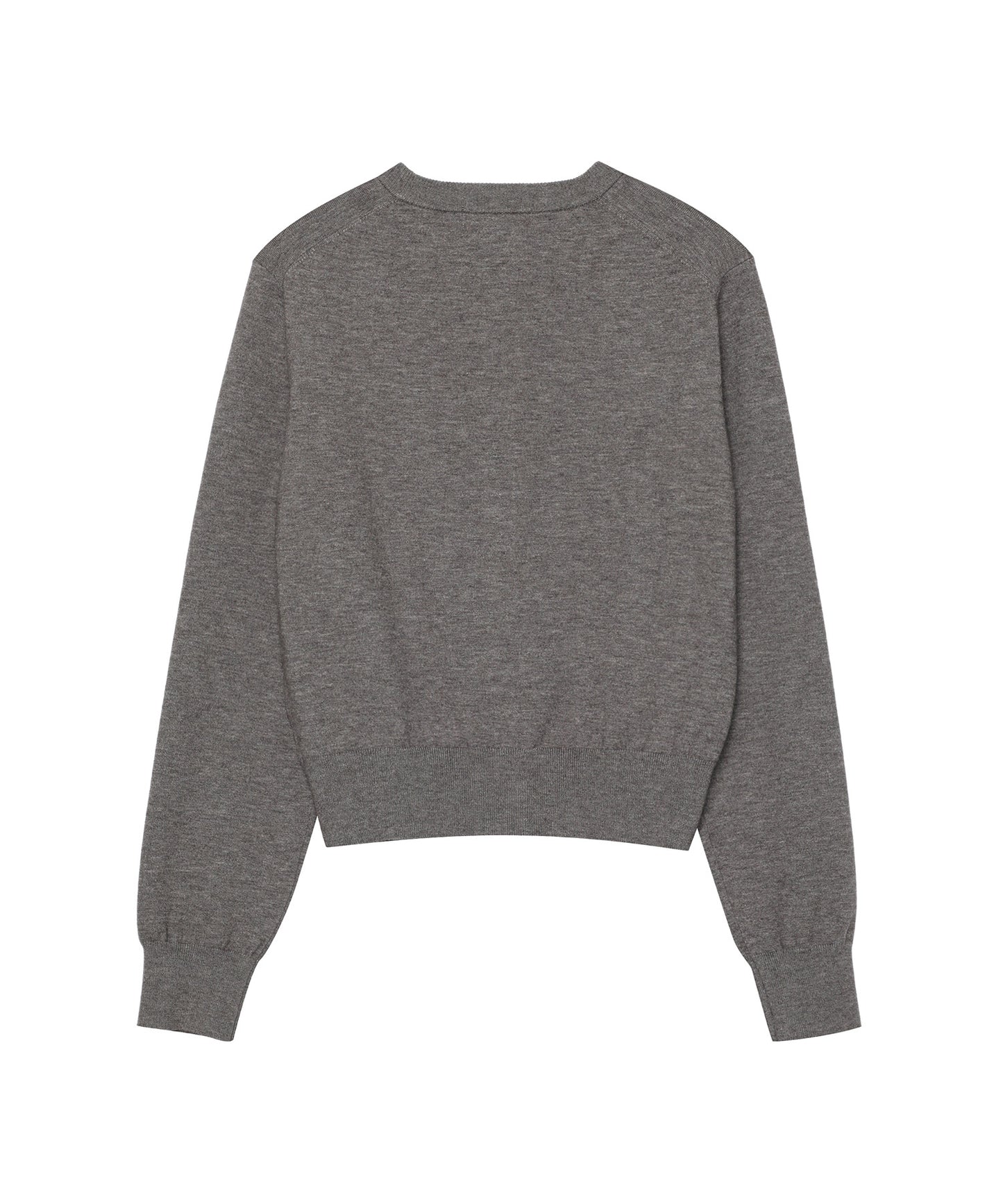 W Roundneck Kint Cardigan