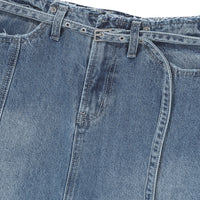 W A Line Denim Maxi Skirt - M/Indigo